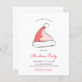 Budget Modern Feestelijke Kerstfeest van het Pet S (Voorkant / Achterkant)