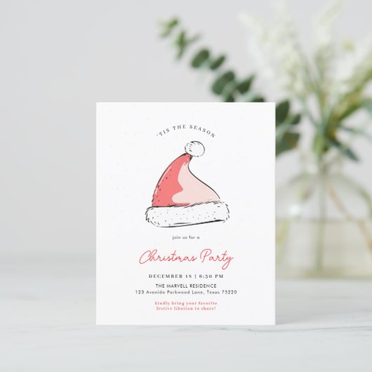 Budget Modern Feestelijke Kerstfeest van het Pet S (Staand voorkant)