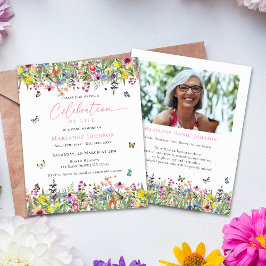 Budget Modern Floral Memorial Viering van het leve