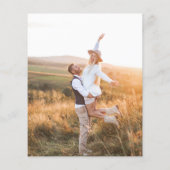 Budget Modern Foto 11 Vertical Wedding Flyer (Achterkant)