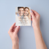 Budget Modern Foto 7 Verticale Huwelijk V2-C Flyer (Hand)