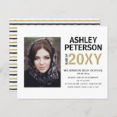 Budget Modern Foto Afstuderen Aankondiging (Voorkant / Achterkant)