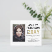 Budget Modern Foto Afstuderen Aankondiging (Staand voorkant)