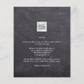 BUDGET Modern FOTO Opslag Datum QR CODE RSVP (Achterkant)