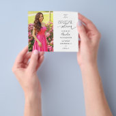 Budget Modern Foto Vrijgezellenfeest Flyer (Hand)