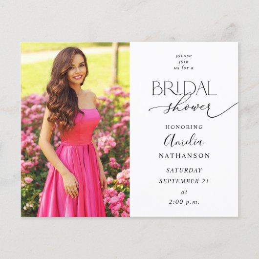 Budget Modern Foto Vrijgezellenfeest Flyer (Voorkant)