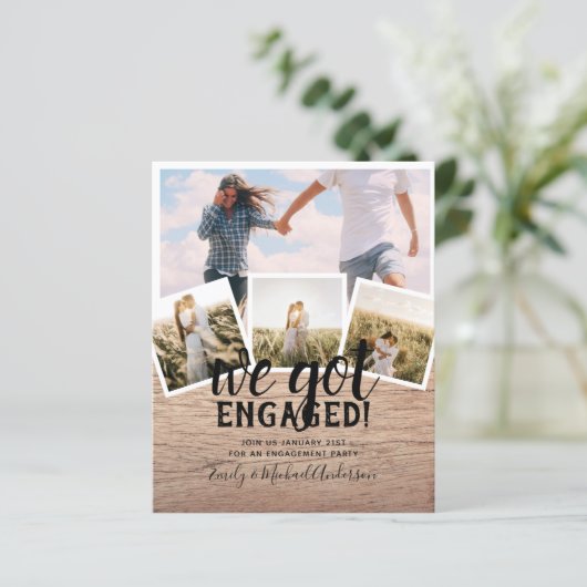 BUDGET Modern FOTOVERKLARING Aankondiging (Staand voorkant)