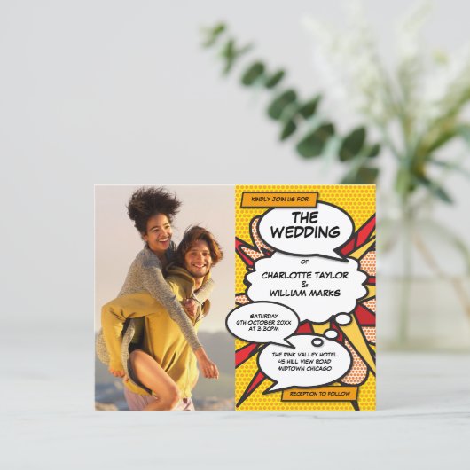 Budget Modern Fun Foto Weddenschap (Staand voorkant)