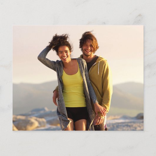 Budget Modern Fun Foto Weddenschap (Achterkant)