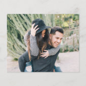 Budget Modern Funny Photo Wedding Save the Date (Achterkant)