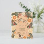 Budget Modern gedroogd citrus winter Baby shower (Staand voorkant)