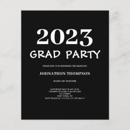 Budget Modern Gradun Party Invitation Flyer