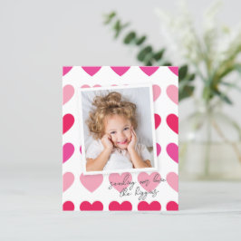 Budget Modern Harten Foto Valentijnsdag Kaart