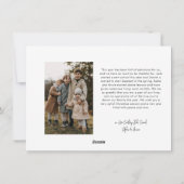 Budget Modern Lettering Twee foto Vrolijk Kerstfee Feestdagenkaart (Achterkant)