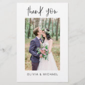 Budget Modern Minimalist bedankkaarten (Voorkant)