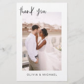 Budget Modern Minimalist bedankkaarten (Voorkant)