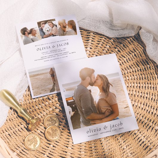 Budget Modern & Minimalist Elegant Photo Wedding