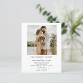 Budget Modern Minimalist White Wedding Foto 4 (Staand voorkant)