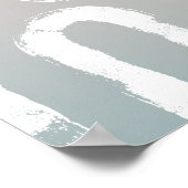 Budget Modern pastelregenboogfoto afstuderen Poster (Hoek)