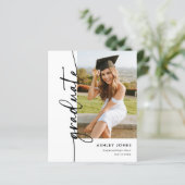 BUDGET Modern Photo Afstuderen Afstuderen nodigt u (Staand voorkant)