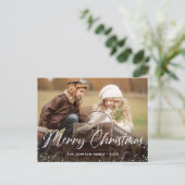Budget Modern PHOTO Christmas-Wenskaart Briefkaart (Staand voorkant)