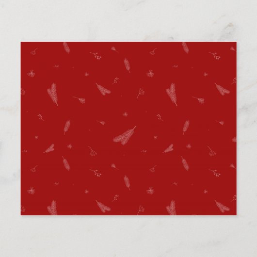 Budget Modern Prettige feestdagen Handgeschreven F (Achterkant)