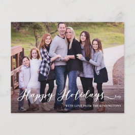 Budget Modern Prettige feestdagen Handgeschreven F