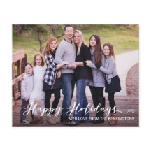 Budget Modern Prettige feestdagen Handgeschreven F