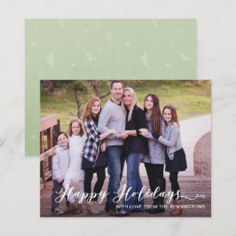 Budget Modern Prettige feestdagen Handgeschreven F