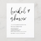 Budget Modern QR Code Vrijgezellenfeest Flyer (Voorkant)