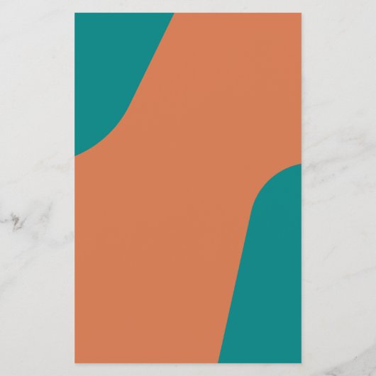 Budget modern retro groovy wedding menu template (Achterkant)