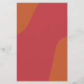 Budget modern retro groovy wedding menu template (Achterkant)