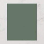 Budget Modern Roze Groen Foto Afstudeerfeest (Achterkant)