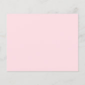 Budget Modern Roze Minimale Typografie Baby shower (Achterkant)
