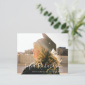 BUDGET Modern Script 8 Foto Eenvoudige aankondigin (Staand voorkant)