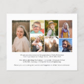 BUDGET Modern Script 8 Foto Eenvoudige aankondigin (Achterkant)