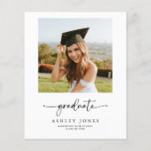 BUDGET Modern Script Afstuderen Afstudeerfeest (Achterkant)