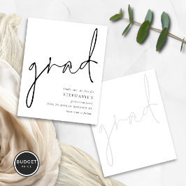 Budget Modern Script Afstuderen De datum opslaan