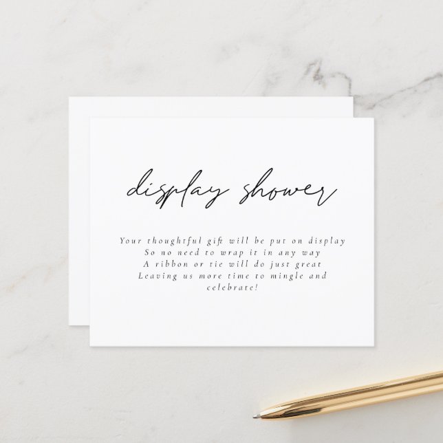 Budget modern Script Display Vrijgezellenfeest Enc (Voorkant / Achterkant in situ)