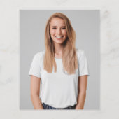 Budget Modern Script Photo Afstudeerder 2024 Party (Achterkant)