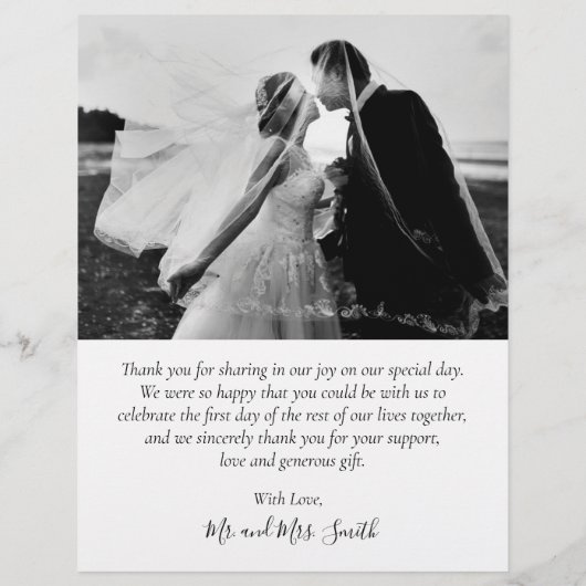 Budget Modern script Volledige foto Weddenschap Be Flyer (Achterkant)