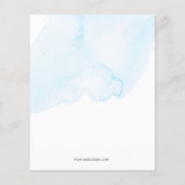 Budget Modern Summer Cocktail party Uitnodigingen (Achterkant)