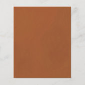 Budget Modern Terracotta Graduation Party Invite (Achterkant)