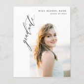 Budget Modern Trendy Fotoafstudeerfeest (Voorkant)