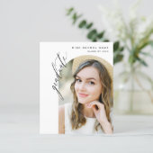 Budget Modern Trendy Fotoafstudeerfeest (Staand voorkant)