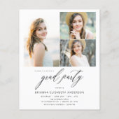 Budget Modern Trendy Fotoafstudeerfeest (Achterkant)