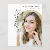 Budget Modern Trendy Fotoafstudeerfeest (Voorkant)