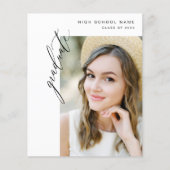 Budget Modern Trendy Fotoafstudeerfeest (Voorkant)