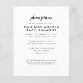 Budget Modern Viering van het Leven Foto Begrafeni Flyer (Achterkant)