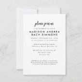 Budget Modern Viering van het Leven Foto Begrafeni Notitiekaartje (Achterkant)